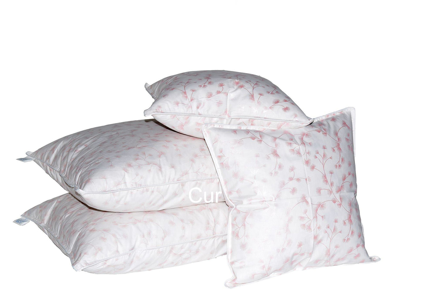 Pernă noua din puf și pene (alb)